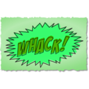 download Whack Comic Book Sound Effect clipart image with 90 hue color