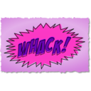download Whack Comic Book Sound Effect clipart image with 270 hue color