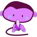 download Monkey clipart image with 225 hue color