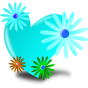 download Mother Day Icon clipart image with 180 hue color