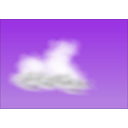 download Cumulus Cloud clipart image with 45 hue color