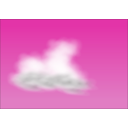 download Cumulus Cloud clipart image with 90 hue color