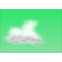 download Cumulus Cloud clipart image with 270 hue color