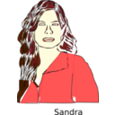 download Sandra Bullock clipart image with 0 hue color