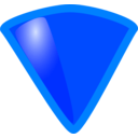 download 1downarrow clipart image with 180 hue color