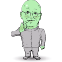 download Dr Evil Schmidt clipart image with 90 hue color