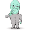 download Dr Evil Schmidt clipart image with 135 hue color