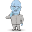 download Dr Evil Schmidt clipart image with 180 hue color