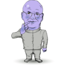 download Dr Evil Schmidt clipart image with 225 hue color