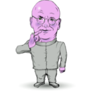 download Dr Evil Schmidt clipart image with 270 hue color