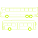 download Country And City Busses clipart image with 45 hue color