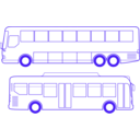download Country And City Busses clipart image with 225 hue color