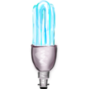 download Energy Saving Lightbulb clipart image with 135 hue color