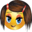Cute Little Girl Smiley Emoticon