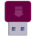 download Flash Drive Mini clipart image with 180 hue color