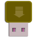 download Flash Drive Mini clipart image with 270 hue color