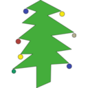download Christmastree clipart image with 0 hue color