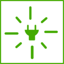 Eco Green Energy Icon