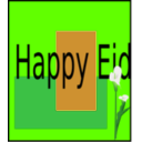 download Happy Eid clipart image with 45 hue color