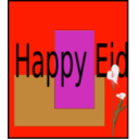 download Happy Eid clipart image with 315 hue color