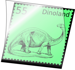 Dino Stamp In Stamp Mount