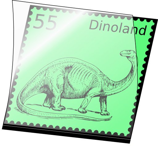Dino Stamp In Stamp Mount