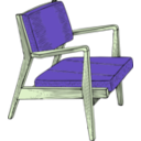 download Chair clipart image with 45 hue color