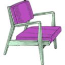 download Chair clipart image with 90 hue color