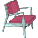 download Chair clipart image with 135 hue color