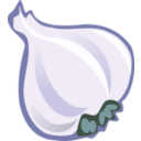 download Garlic clipart image with 180 hue color