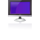 download Flat Screen clipart image with 45 hue color