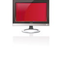 download Flat Screen clipart image with 135 hue color