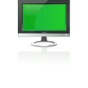 download Flat Screen clipart image with 270 hue color