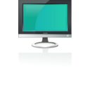 download Flat Screen clipart image with 315 hue color