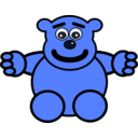 download Mess With This Bear clipart image with 225 hue color