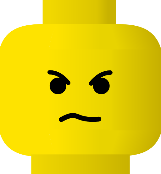 Lego Smiley Angry