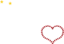 Red Heart Shaped Border With Little Hearts