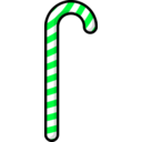 download Candy Cane clipart image with 135 hue color