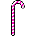 download Candy Cane clipart image with 315 hue color