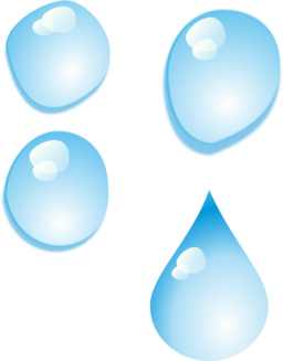 Set Of Water Drops