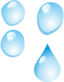 Set Of Water Drops