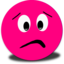 Ashamed Smiley Pink Emoticon