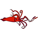 download Squid clipart image with 45 hue color