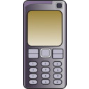 download Mobile Phone clipart image with 225 hue color