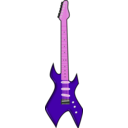 download Guitar clipart image with 270 hue color