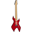 download Guitar clipart image with 0 hue color