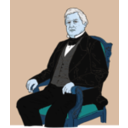 download Millard Fillmore clipart image with 180 hue color