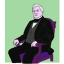 download Millard Fillmore clipart image with 270 hue color