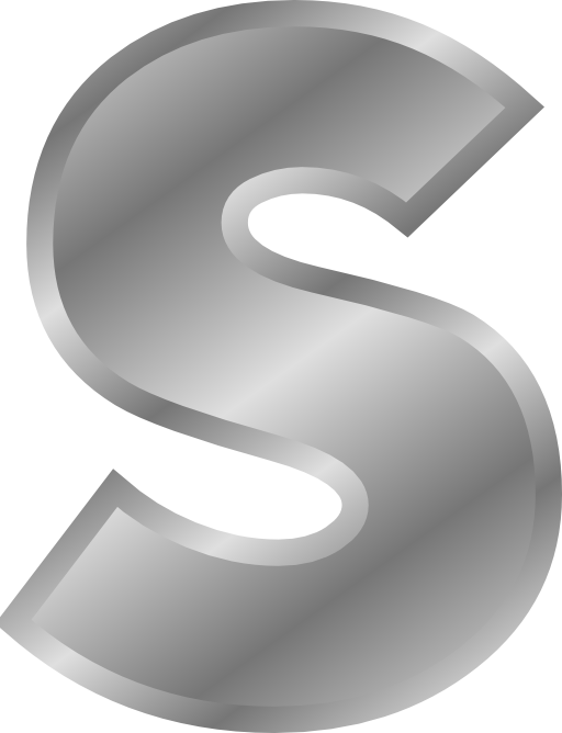 Effect Letters Alphabet Silver