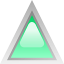 download Led Triangular Yellow clipart image with 90 hue color